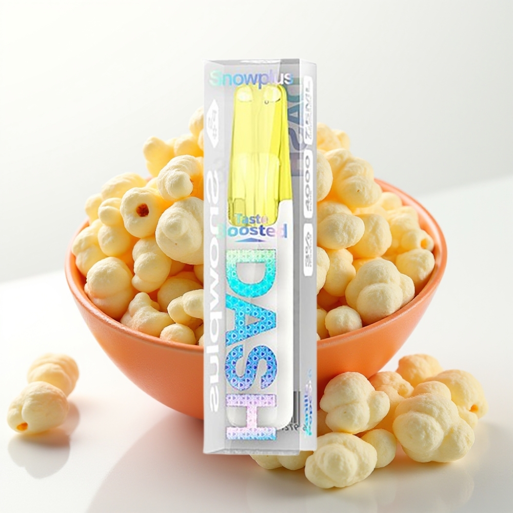 Snowplus Dash 4000 Puff Dispositivo Monouso Vaniglia Popcorn, 7.5ml/530mAh