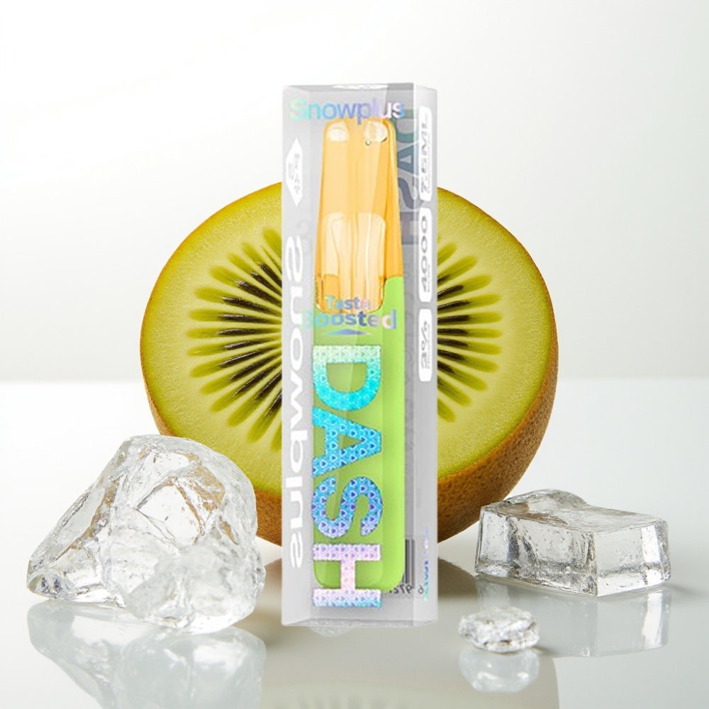Snowplus Dash 4000 Puffs Dispositivo Monouso Kiwi Ghiacciato - 4000 puff, 7.5ml, 530mAh