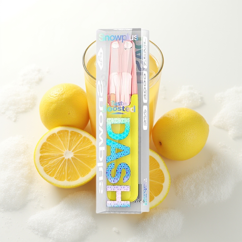 Snowplus Dash 4000 Puffs Dispositivo Monouso - Tè al Limone Ghiacciato, 7.5ml, 530mAh