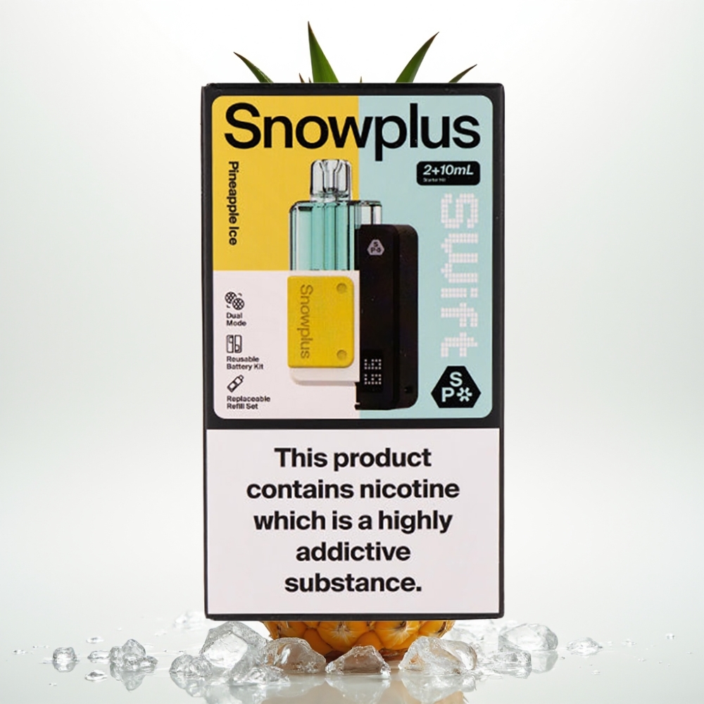 Snowplus Swift 5000 Puffs Prefilled Pod Kit Ananas Ghiaccio - 1000 mAh, 2+10 ml, Dual Mesh
