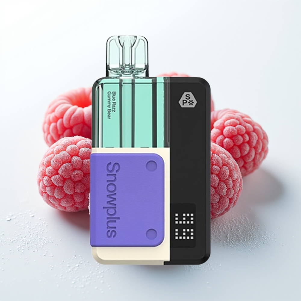 Snowplus Swift 5000 Puffs Prefilled Pod Kit Blue Razz Gummy Bear Orsetto Gommoso Blu, 1000 mAh, 2+10 ml