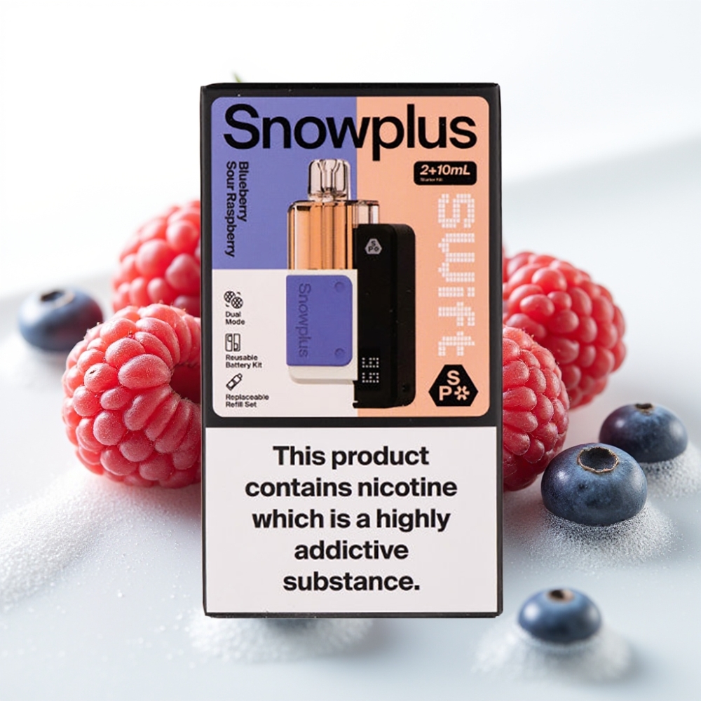 Snowplus Swift 5000 Puffs Prefilled Pod Kit Mirtillo Lampone Acidulo – 43x81x25mm, 1000mAh